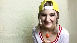 Horny Stepsister Teases her Classmate an