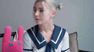 Kawaii Stepsister Gets Creampie and Facial Eva Elfie