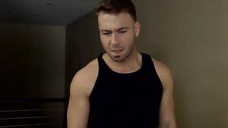 Audrey Royal can't stop thrusting her hips so that her butt is into constant motion in its g-string and her