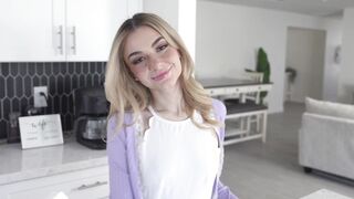 Tiny stepsister caught watching porn