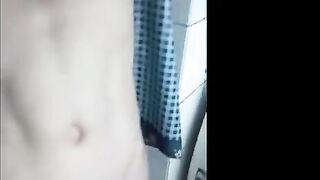 Asian fit stud jerking off at home (4'37'')
