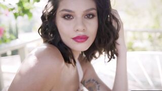 Amazing Latina teen shows stunning body