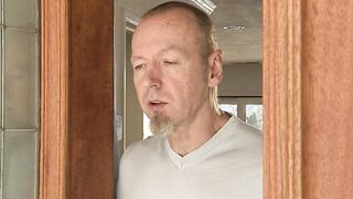 Stepdaughter & Friend Spy On Big Dick German Stepdaddy Showering