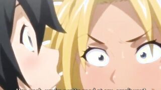 Hentai horny girls with big tits having group sex