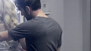 Scrumptious spinner Odette Delacroix can't keep her eyes off of Logan Pierce as they cross paths into their apartment complex.