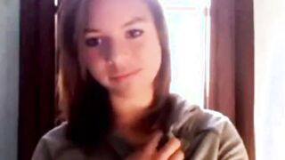 Shy Hot Teen Stripping On Her Webcam
