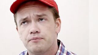 Beaver is feeling turned on, so he whips out his meat and starts masturbating. His cougar