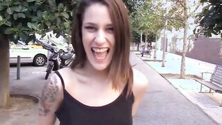 LAS FOLLADORAS - Slender Spanish Bae Gets Picked Up And Fuck By Tattooed Dyke - AMATEUR EUROPEAN
