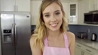 Haley Reed decides it's time to seduce her stepdad Romeo Prince. Dressed into just an apron that acts as a