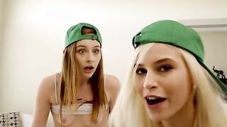 Justin Hunt has offered to take his stepsister Danni Rivers and her friend Kiara Cole to a St. Patrick's Day