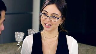 Puffy nipple sexy Riley Reid is ready to interview Bambino for the position of pleasuring her. Both of them are