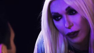 Shemale succubus Aubrey Kate seduces guy