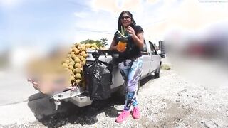 CARNEDELMERCADO - (Vick Valencia, Charles Gomez) - Gigantic Fake Titted Latina Bimbo
