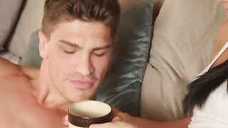 Bruce Venture is sleeping in when his phone starts buzzing with messages from Sabrina Banks that she's home and vulgar!