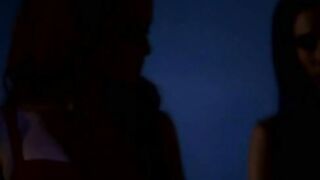 A silhouetted kiss is only the prelude to a Goddess encounter between redhead Elle Alexandra