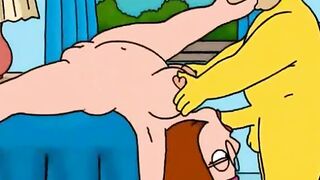 Griffins and Simpsons wife exchange