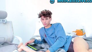 Beautiful Curly Teen masturbating Part 1
