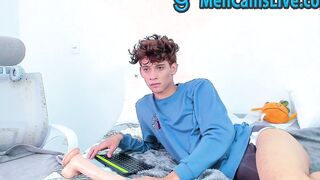 Beautiful Curly Teen masturbating Part 1