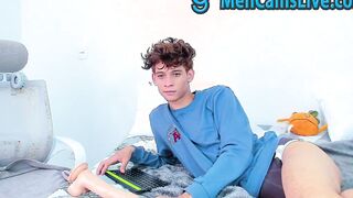 Beautiful Curly Teen masturbating Part 1