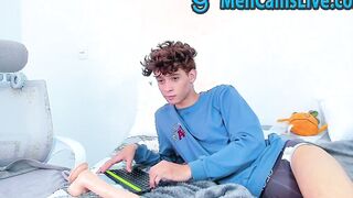 Beautiful Curly Teen masturbating Part 1