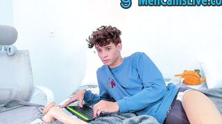Beautiful Curly Teen masturbating Part 1
