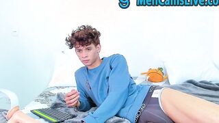 Beautiful Curly Teen masturbating Part 1