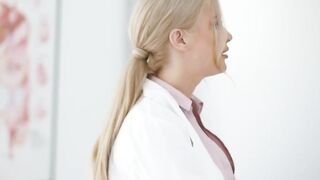 ADULT TIME - Rachael Cavalli's Colleague Walks In On Her Finger Fucked Herself At Work!