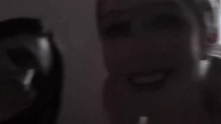 Dark Hair beauty sucking off off penis