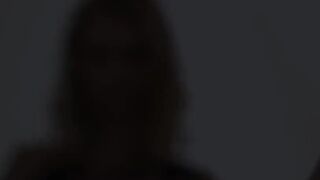 hot blonde watches herself inside the mirror as she masturbates