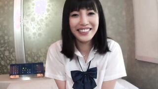 Cute chinese with nice melons getting stuffed