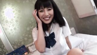 Cute chinese with nice melons getting stuffed