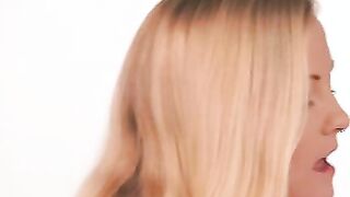 Luscious blonde Sicilia sets the movie for seduction as she lays out candles on the table. When Kristof Cale arrives