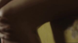 Perfect blonde teen shows her hot body