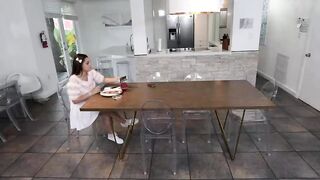 Skinny Sex Princess Slips Out