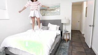 Skinny Sex Princess Slips Out