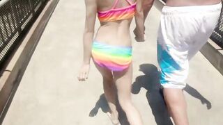 Slim Beach Hot Gets Banged!