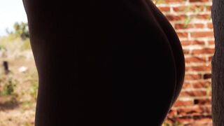 Latina teen with cute tits posed naked