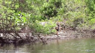 Stranded Barely Legal Gets Picked Up and Pounded