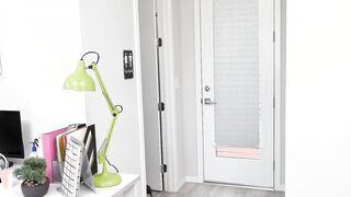 MILF boss in glasses squealing on a dick