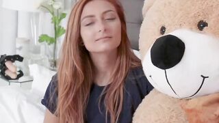 Immature Spinner Caught Fucking a Teddy Bear