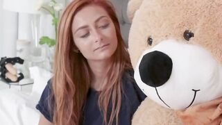 Immature Spinner Caught Fucking a Teddy Bear