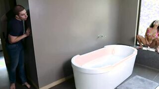 Bathing Her Bodacious Curves