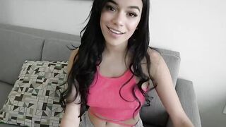 Smoking sexy Stepsister Slit