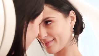 Mia Trejsi has found a new playmate in Nessie Blue. The girls barely make it into the doorway of Mia's