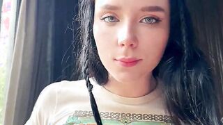 Hard Fucking with Amazing Horny Student and Cum in Mouth (POV, Teen)