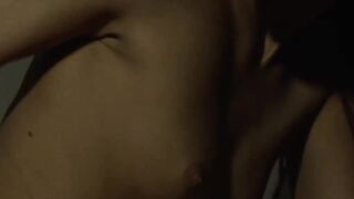 Blonde watches as her lusty dyke girlfriend masturbates