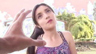 CARNE DEL MERCADO - Slim Latina Jumps Hard On Big