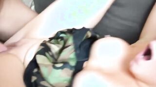 Turned On Skank Getting Twat Licked