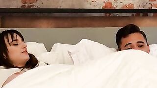 Lana Smalls sneaks up on her stepbrother Juan Loco to watch what he's doing on his phone. Once he getting