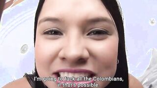 CARNEDELMERCADO - Skinny Latina Fucks like a Pro in her first Porn Film!